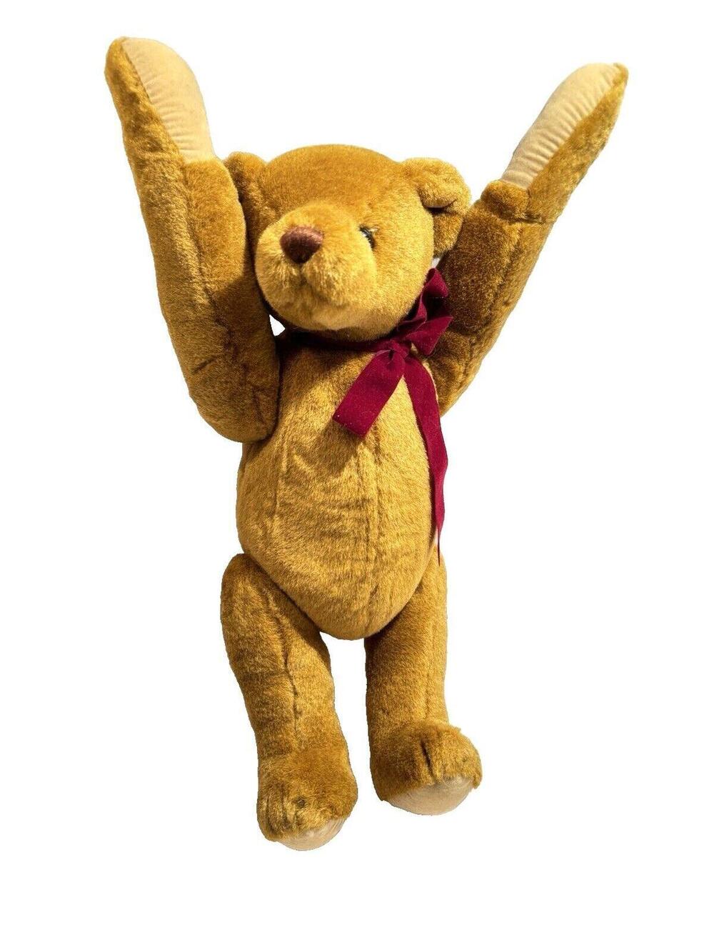 Ganz Cottage Collectibles Brown Teddy Bear Classic Vintage 1995 Plush Kids Toy